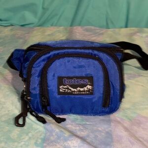 Totes Explorer Vibrant Blue Fannie Belt Bag Vintage